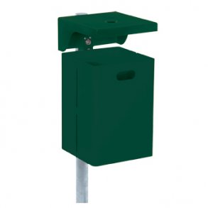 Affaldsspand med askebger 40 l.