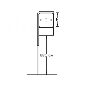 Galgestander - 50x50 + 25x50 cm
