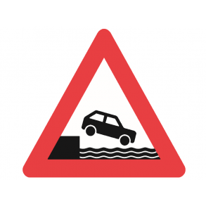 A92, advarselstavle 90 cm, Havnekaj 