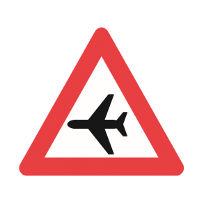 A96, advarselstavle 70 cm, Lavtgende fly