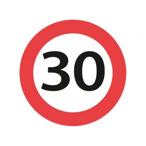 C55, 50 cm. Lokal hastighedsbegrnsning 