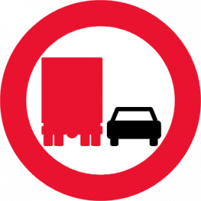 C52 70 cm. Overhaling med lastbil forbudt