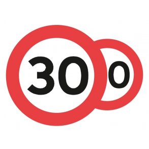 C55, 70 cm. Lokal hastighed, dobbeltsidet