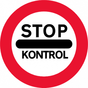 C92 50 cm. Passage uden stop forbudt