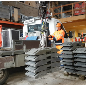 Hydraulisk Skilteklodstang