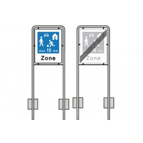Jernvarer til frdselstavler og gadeskilte.